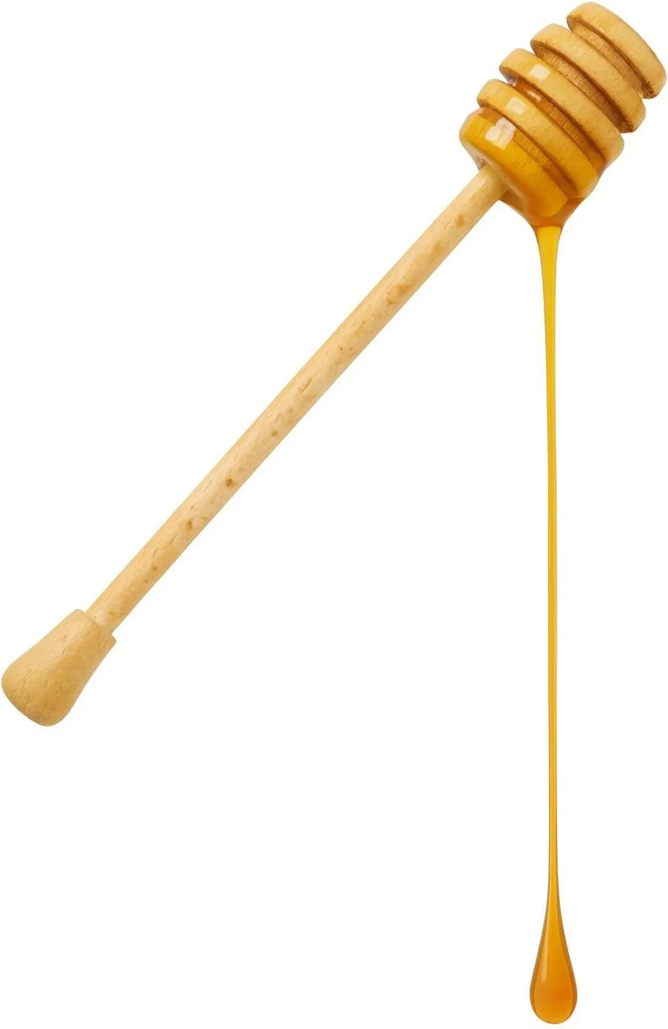 Honiglöffel aus Holz – 17 cm natürlicher Honigstab